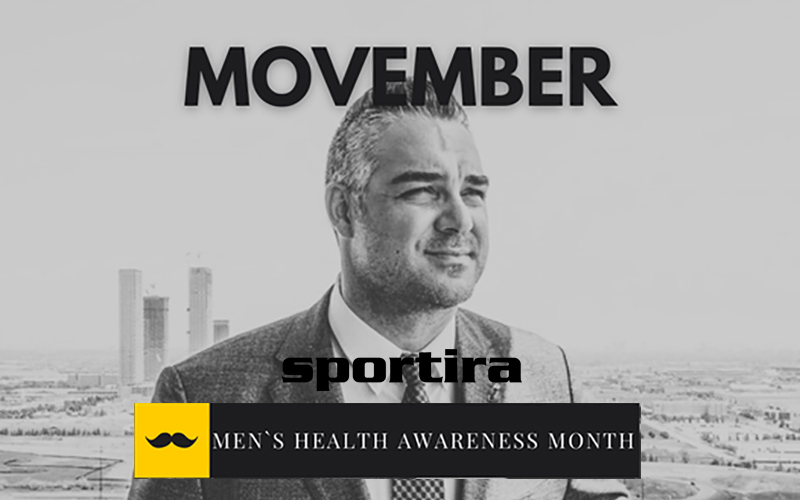 Sportira soutient les collectes de fonds et les événements de sensibilisation à la santé masculine de Movember.